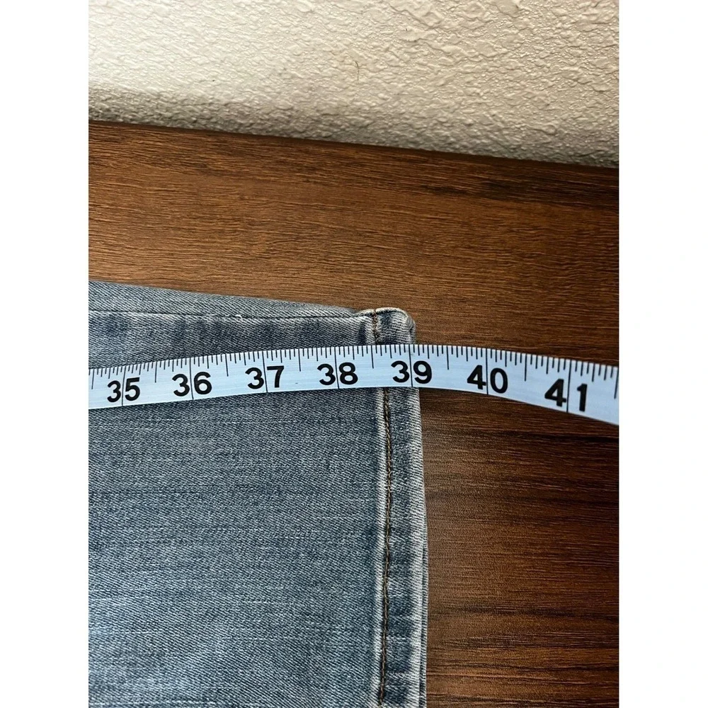 FRAME Le‎ High Straight Jeans Quirky Wash Blue Stretch Denim Size 31 Preppy Chic - Picture 10 of 10